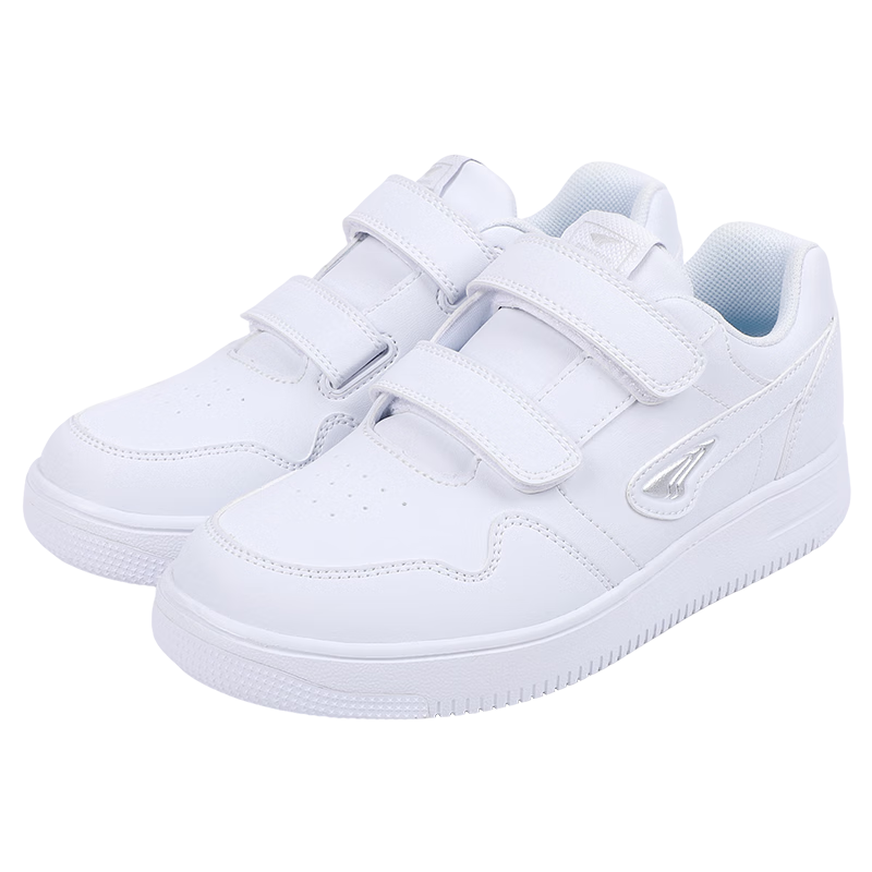 DR路KONG Sports Shoes, Autumn Season, for Boys And Girls, School White Sneakers, Casual Skateboard Shoes, 2C10A3016AX, White Color, Size 36