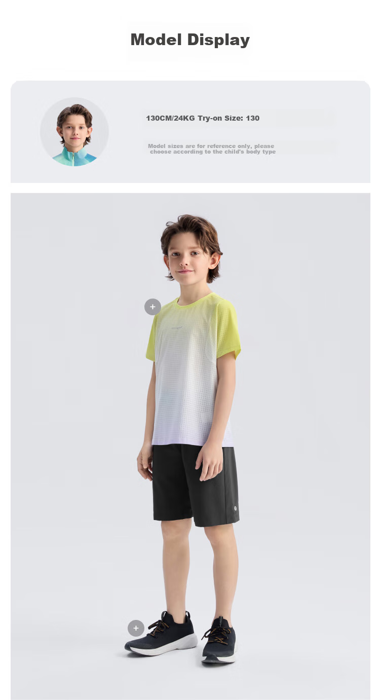 Moodytiger Boys' Shorts, Quick-Drying Lightweight Summer Children's Pants, Kids' Clothing, Simple Solid Color Versatile Loose Comfortable Sports Pants 7