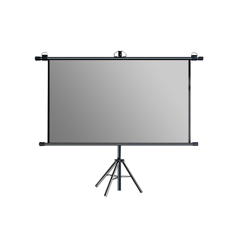 MEISHUO 100-Inch 16:9 Dual-Use Screen for Wall And Stand, White Plastic High-Definition Portable Projector Screen, No Drilling Required, for Home Office Use, Compatible with XGIMI, Jmgo, Dangbei, Xiaomi