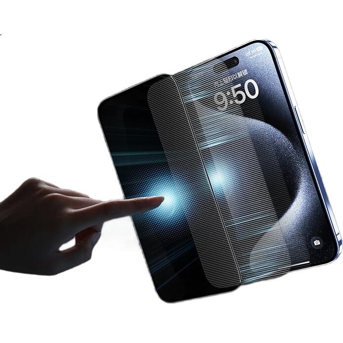 Защитное стекло SmartDevil для Apple iPhone 15 Pro, 3D горячее изгибание, ультратонкое 0.18 мм, полное покрытие, антипылевое, высокая четкость