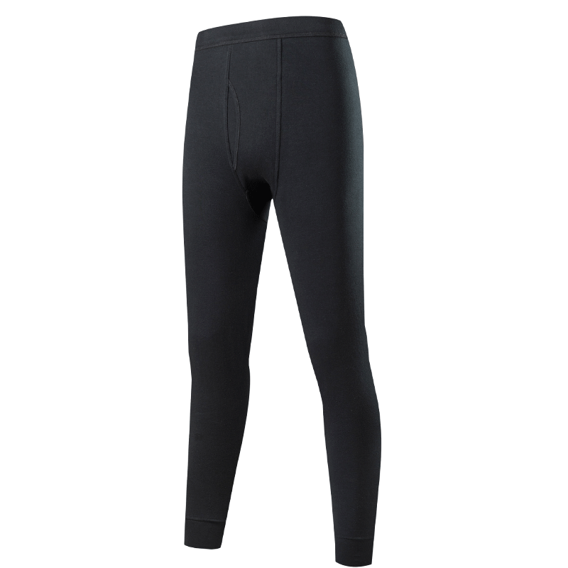 HLA Men's Autumn Long Johns, Pure Cotton 100%, 210g 10A Antibacterial And Anti-Mite Cotton Thermal Underwear, Warm Pants, Single Pants