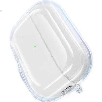 Чехол PISEN для AirPods Pro, прозрачный, TPU, с защитой от падений и царапин, с ремешком