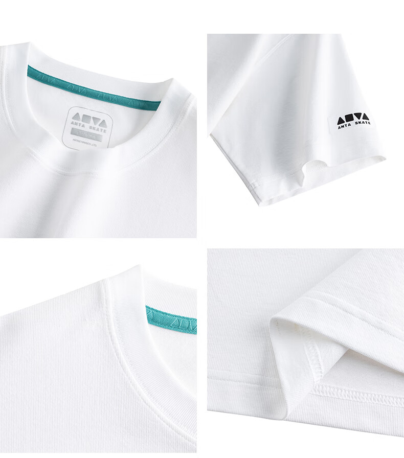 Anta Couple Casual Short Sleeve Unisex Summer Quick-Dry Breathable Printed T-Shirt 172538108 6