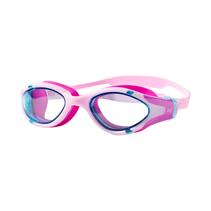 361° Kids Swimming Goggles Youth Professional Training HD Waterproof Anti-Fog Small Frame Swim Goggles for Swimming and Diving