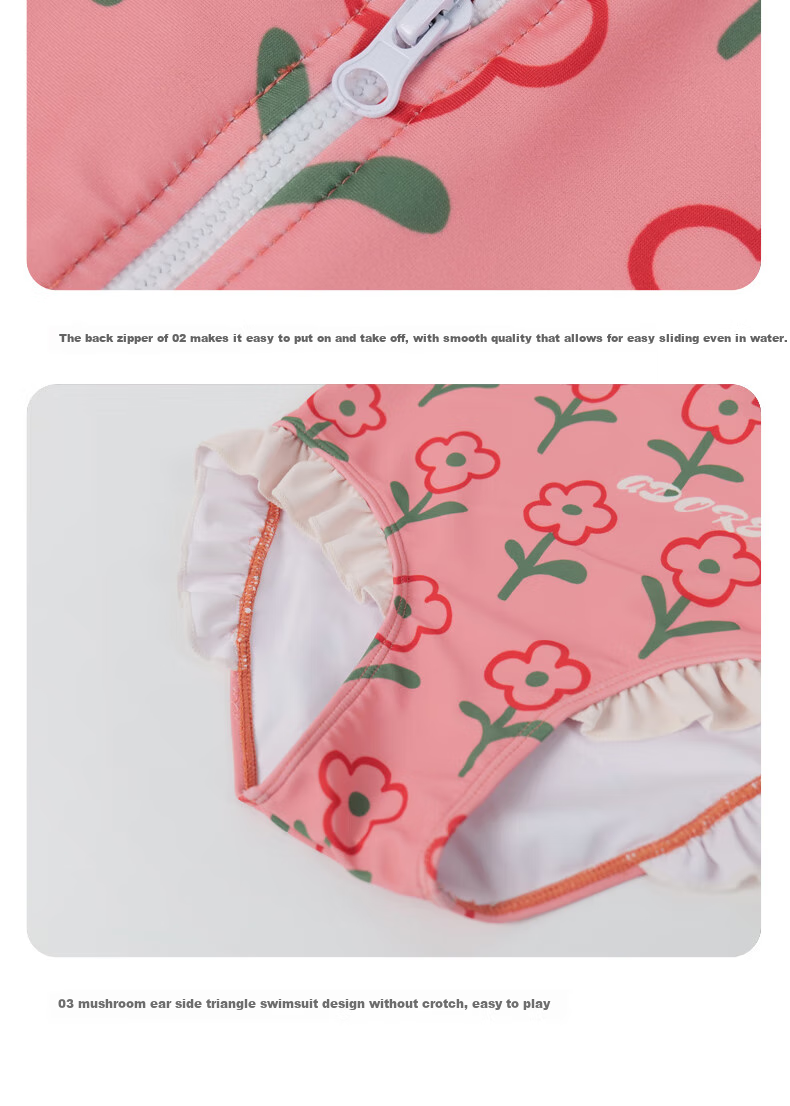 Adoreswim 2024 New Fashion Trendy Cute Style Girls' Summer Swimsuit Set, Two-Piece, Size 105 39