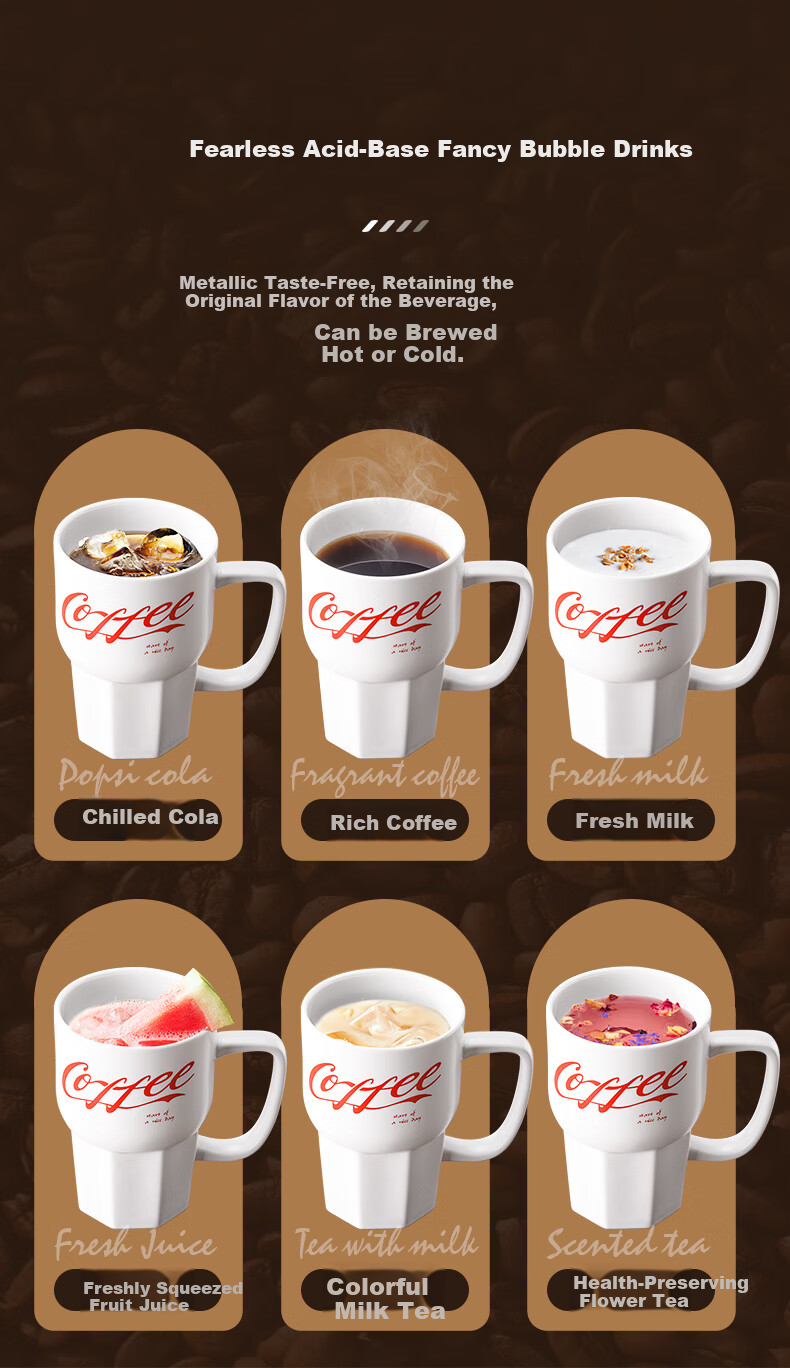 CLITON Ceramic Large Capacity Mug Coffee Cup Milk Cup Breakfast Office Cup Unisex Tea Cup Green 350ml 4