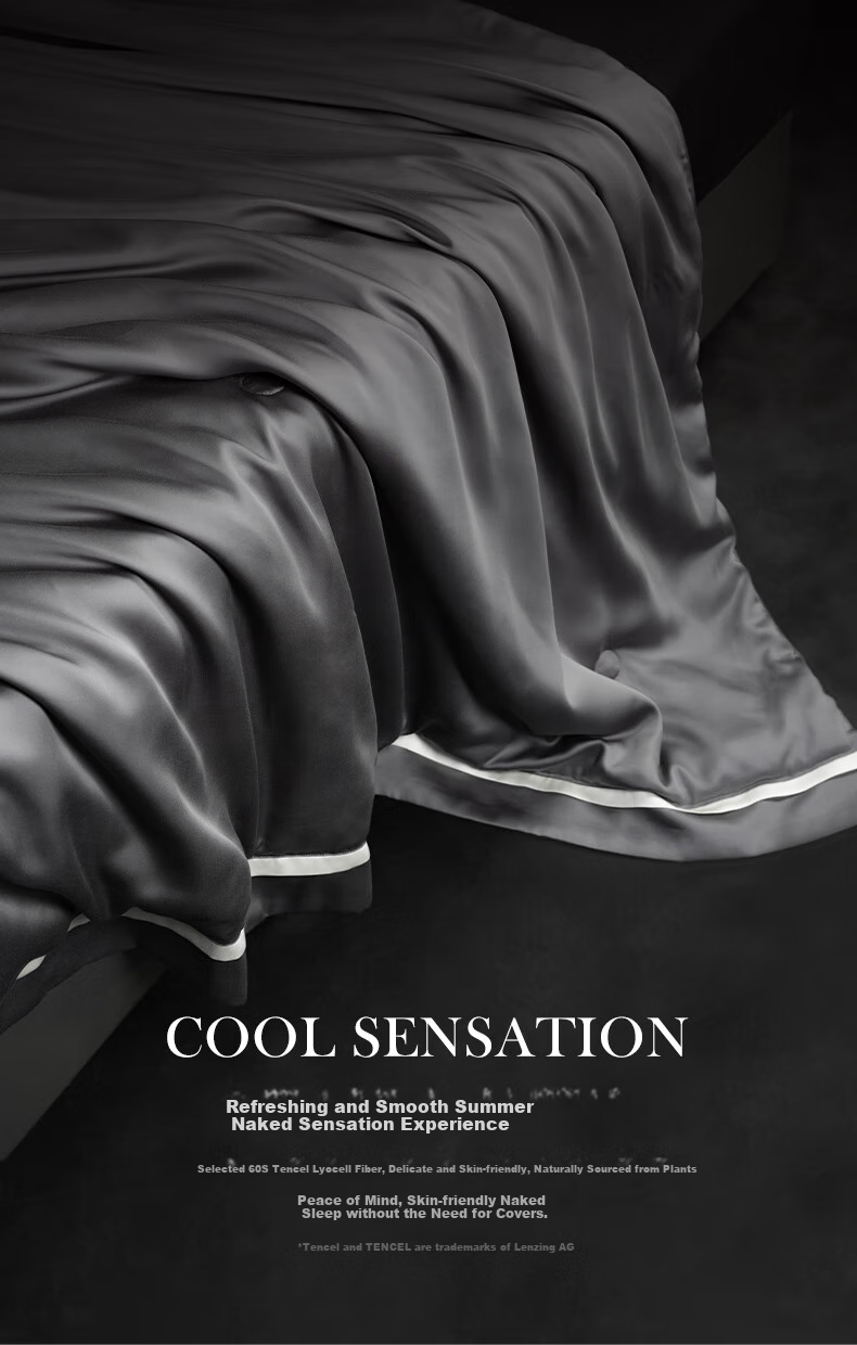 SIDANDA Silk Quilt, Mulberry Silk, Lanjing Silk, Air Conditioning Quilt, Washable Summer Cool Quilt, Twilight White, 200*230cm 5