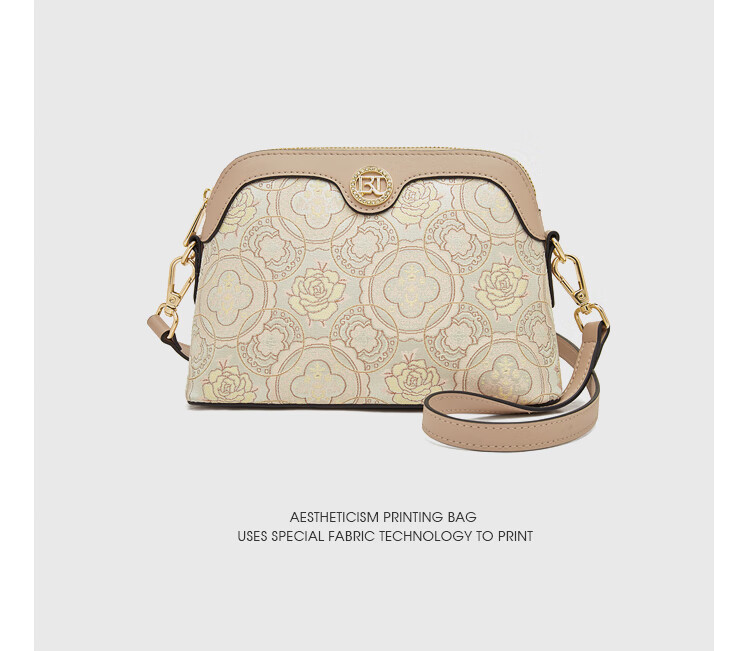 FOXER Women's Handbag, Large Capacity Shoulder Bag, Crossbody Bag, Chinese-Style Mom Bag, Light Luxury Valentine's Day Gift 3