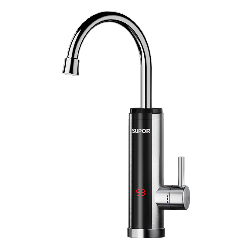 SUPOR Stainless Steel Instant Electric Hot Water Faucet Rapid Heating Water Heater Kitchen Bathroom Hot Water Dispenser 273047-01-LS