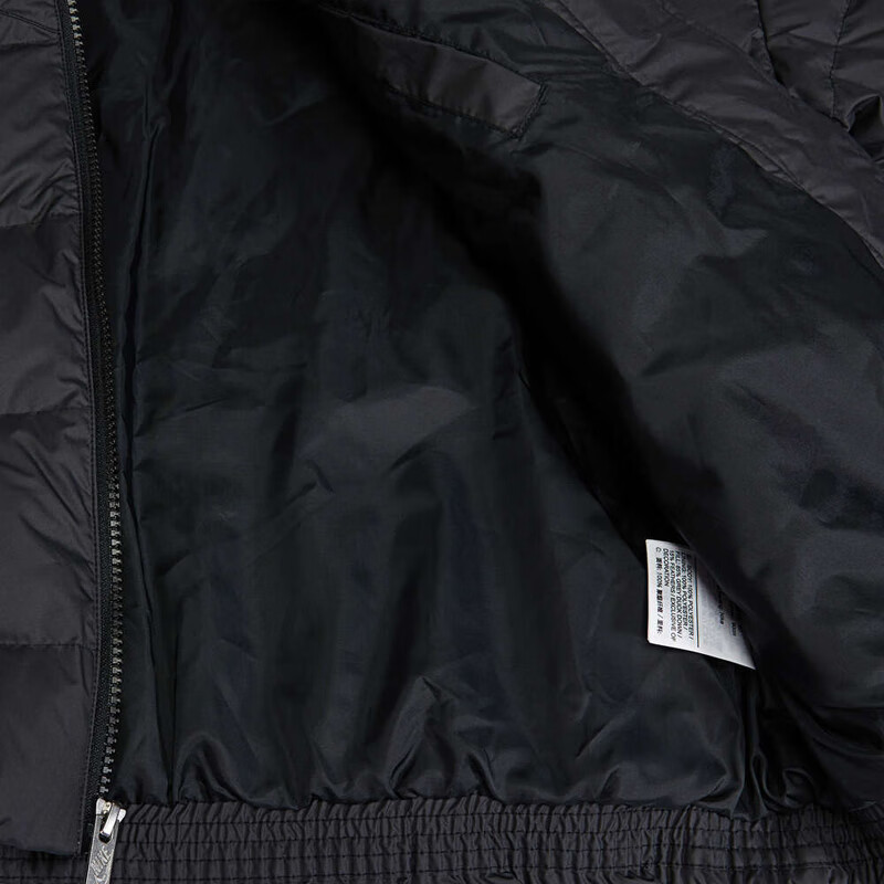 NIKE Women's Winter Short Hooded down Jacket, Sports Windproof Coat, Puffer Jacket DQ5904-010 Black XL 5