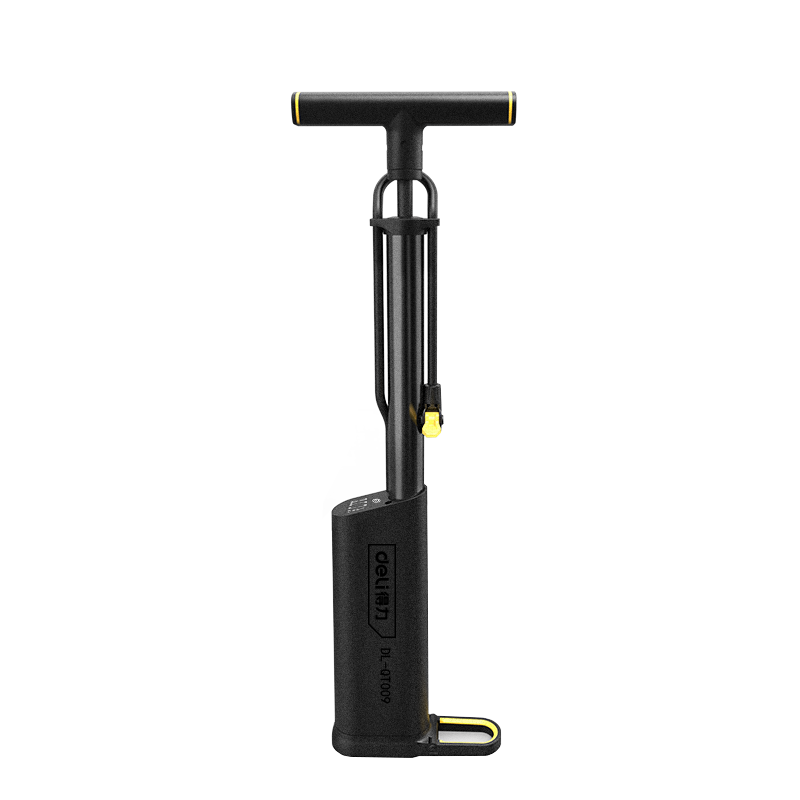 Deli Bicycle Pump, New High-Pressure Inflator for Bicycles, Motorcycles, Electric Vehicles, Basketball, Universal with English, American And French Valves