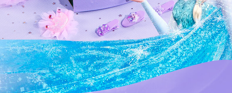 Disney Elsa Princess Children's Jewelry Box Toy for Ages 8-14, 12-Year Girl, 6-12 Birthday Gift Elsa Hair Accessories 10 3