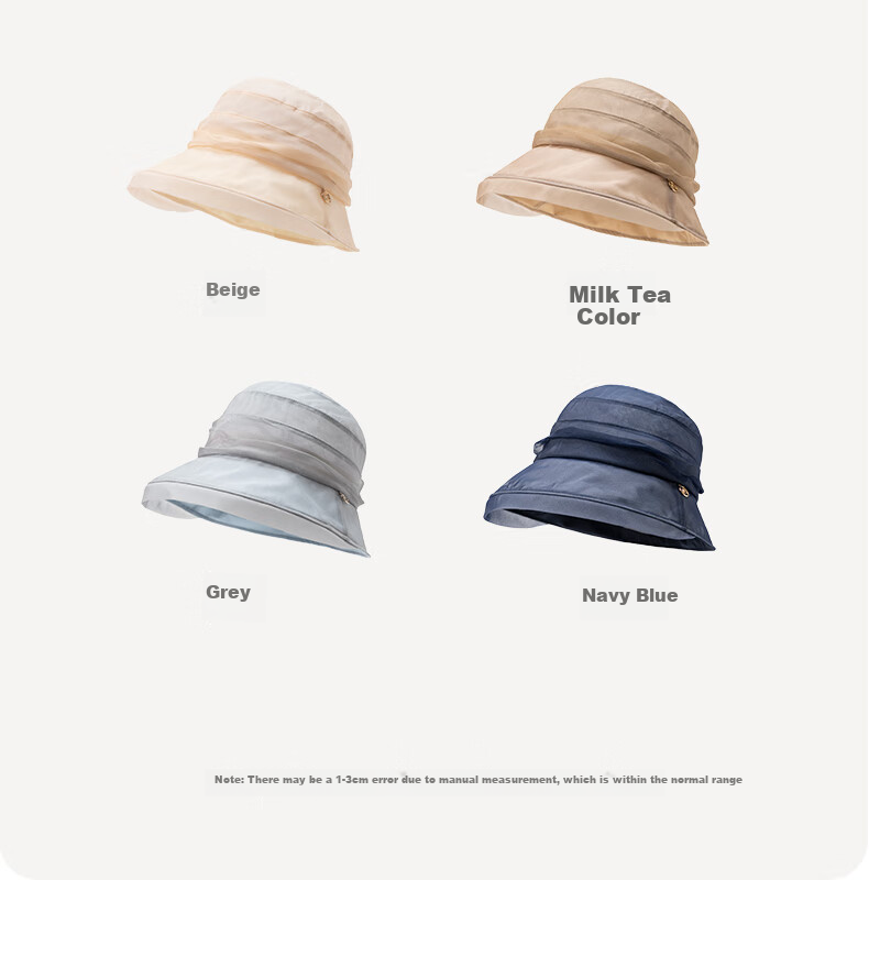 FANCET Mulberry Silk Sun Hat for Women, Summer Elegant Rolled-Edge Hat, Lightweight Silk Sun Protection Fisherman Hat, Birthday Gift for Elders 9