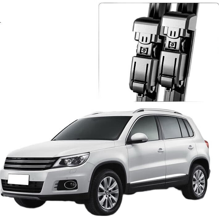 Aolin Boneless Wiper Blade Suitable for Volkswagen Tiguan [2010-2016 Models], Original Size, A-Grade Rubber Strip