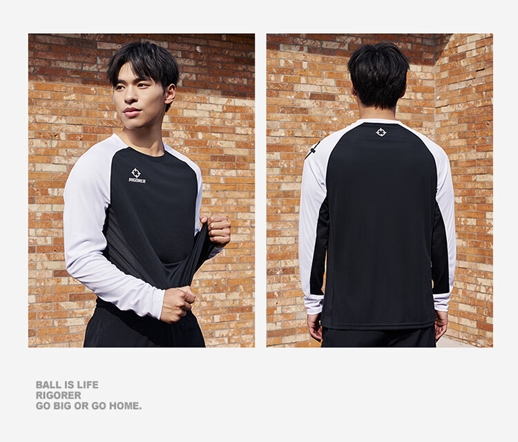 Zhunzhe Quick-Dry Long Sleeve T-Shirt Men's Basketball Fitness Fashion Casual Sports Outdoor Comfortable Breathable Top 5