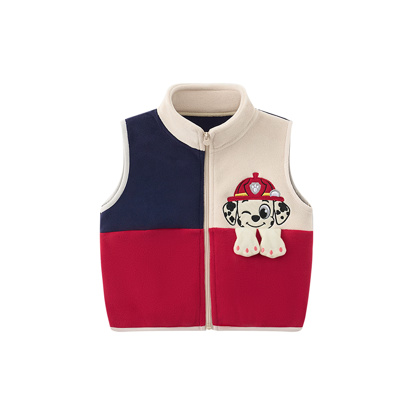 PAW PATROL Kids Fleece Cartoon Vest Baby Sleeveless Jacket Toddler Waistcoat Red 120