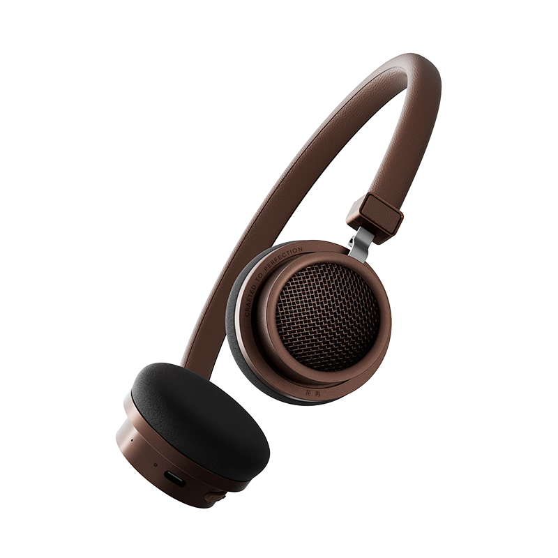EDIFIER Doo Ace Stylish Retro Small Headband Bluetooth Earphones, Bluetooth 6.0, High Aesthetic Value for Outfit Photos, Atmospheric Feel for Women, Earth Brown, Graduation Gift