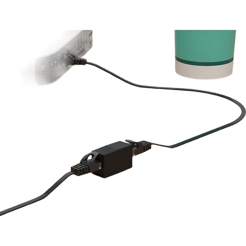 Сетевой соединитель HAILE HT-300E, Gigabit Ethernet, прямой, модуль с двумя портами RJ45, совместимый с Cat5e/Cat6