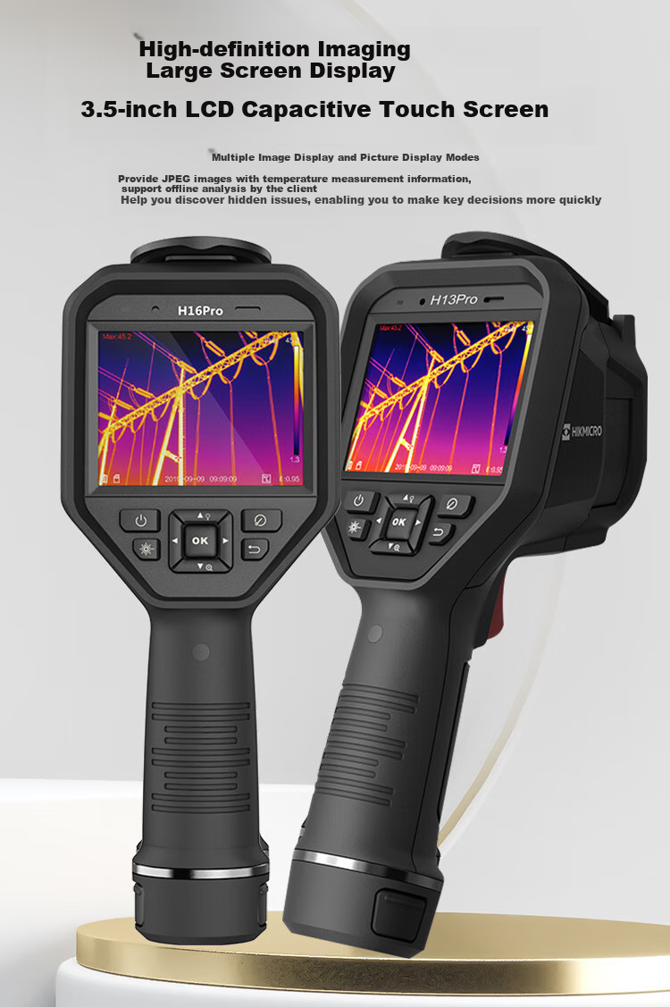 HIKMICRO Thermal Imaging Camera, High-Definition Infrared Thermal Imager, Industrial Temperature Measurement, Power Inspection, Underfloor Heating Leak Detection Device H13PRO 13