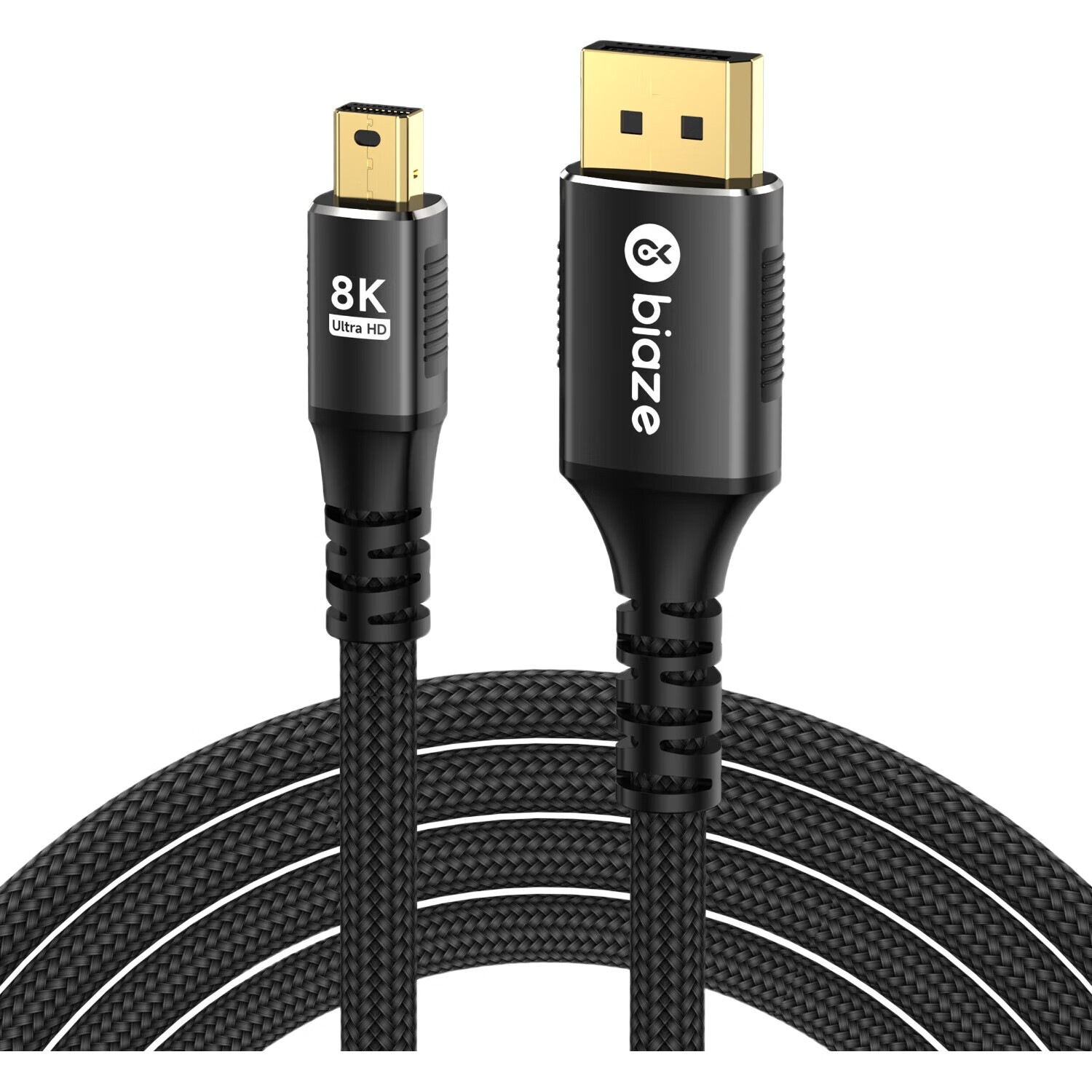Кабель-адаптер BIAZE Mini DP to DP 1.4, 8K@60Hz, 240Hz, 1 метр
