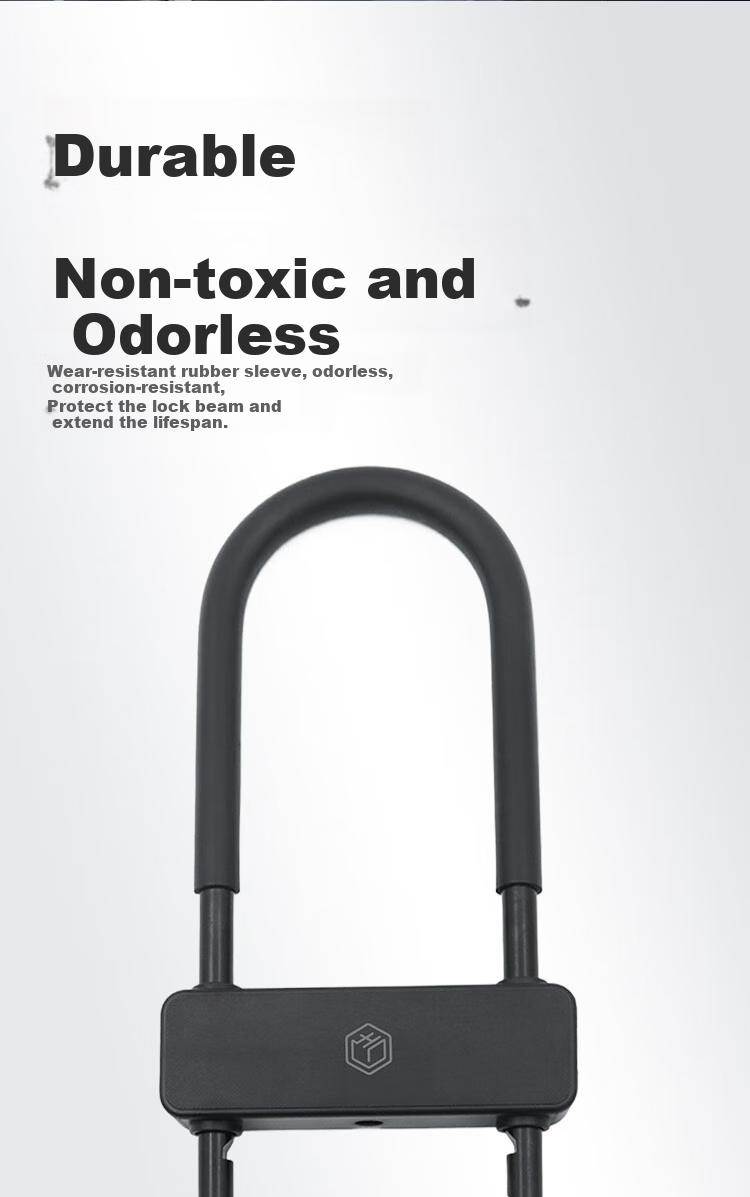 JD Original U-Shaped Lock for Glass Doors, Office And Shop Security Lock with Anti-Pry And Anti-Shear Double-Opening Design, Includes 2 Keys 6