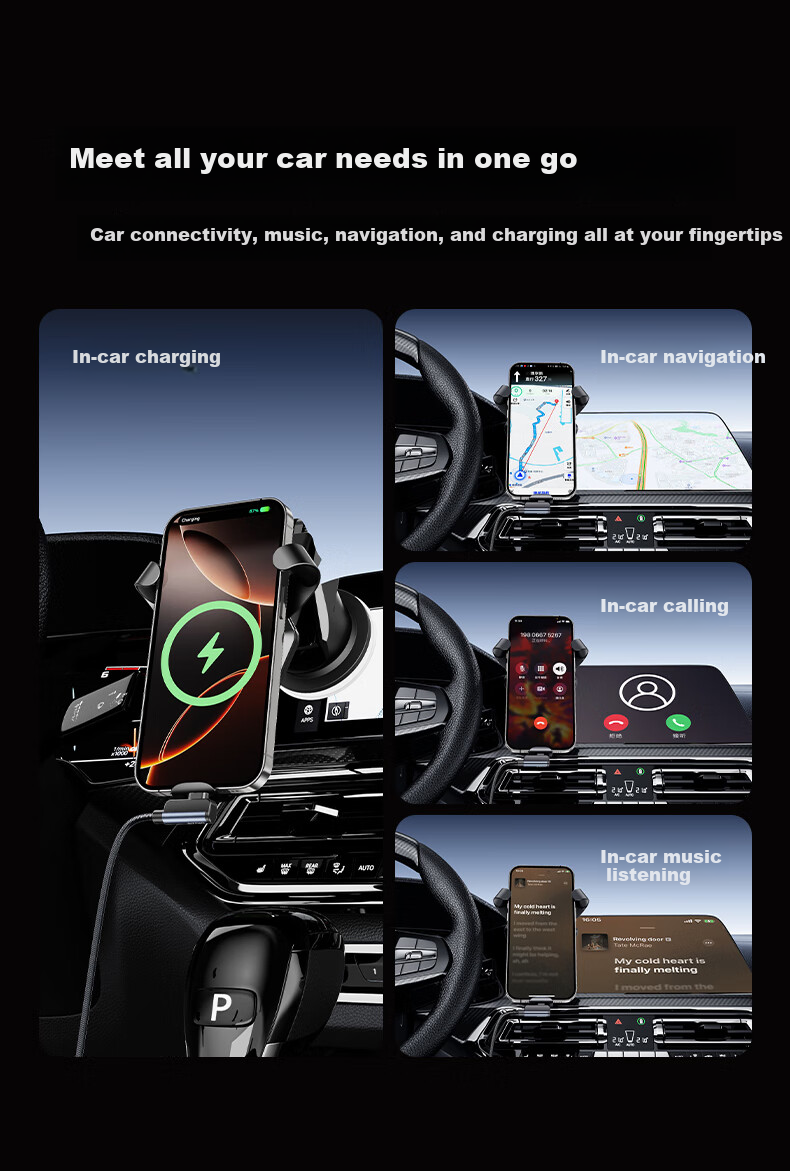 BIAZE Dual Type-C Charging Cable, 240W Fast Charging Cord, Car Adapter Data Cable for AVS, Compatible with Apple IPhone 18/17/16/15, Huawei, Xiaomi, Android Phones, IPad Tablets 5