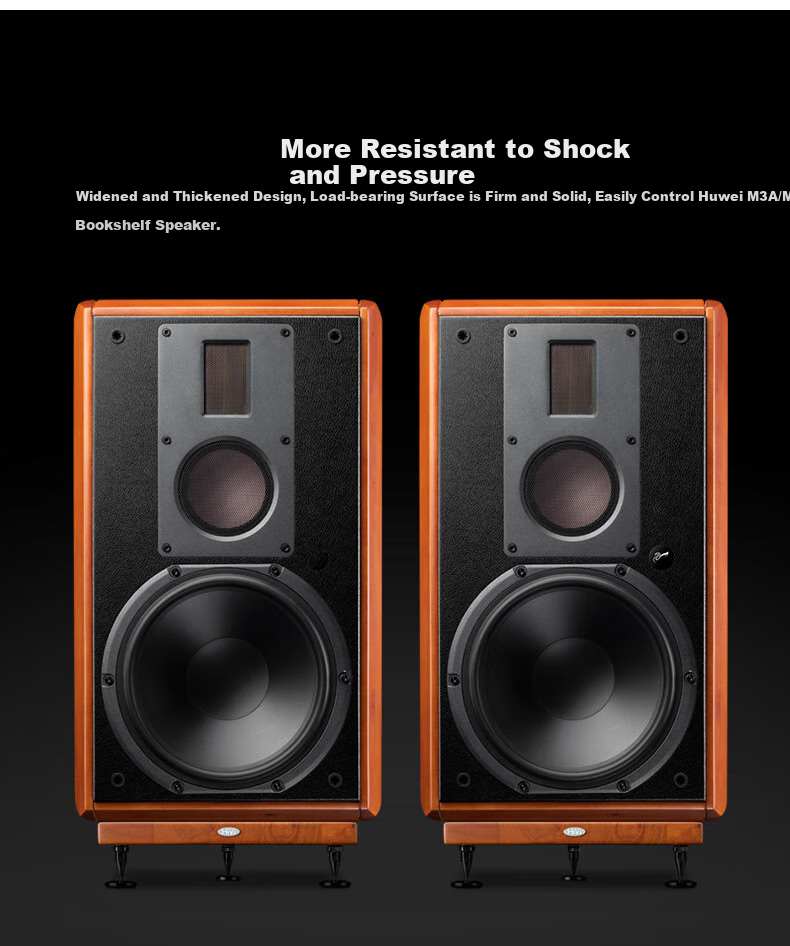 HiVi Diva Stand Speaker Support 2.0 HiFi Audio Stand, Black Home Theater Floor-Standing Surround Speaker Stand 4