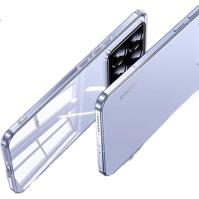 Противоударный чехол POZZO для Xiaomi 15, полностью прозрачный, защита от царапин и отпечатков пальцев
