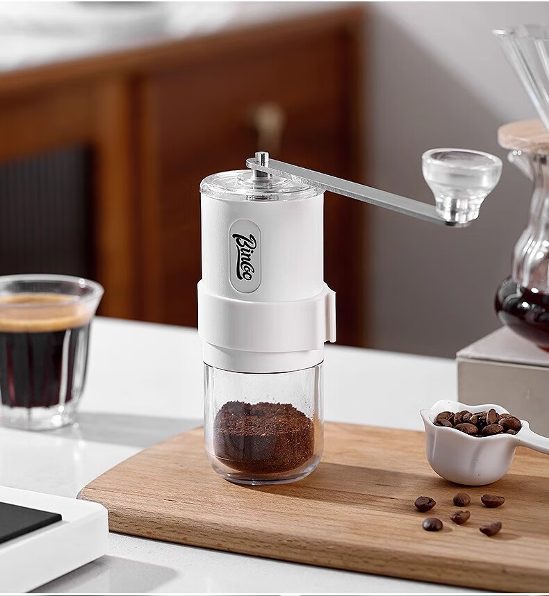 Bincoo Hand-Crank Coffee Grinder, Small Portable Coffee Bean Grinder, Foldable Mini Manual Coffee Grinder 9