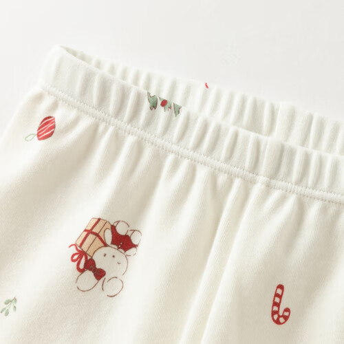DAVE & BELLA Kids' Antibacterial and Anti-Mite Long-Sleeve Pajama Set for Girls, Autumn Wear