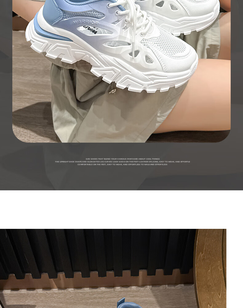 Warrior Official Women's Shoes 2026 Summer Breathable Mesh Lightweight Sneakers Hollow Out Sandals White Pink Size 36 16