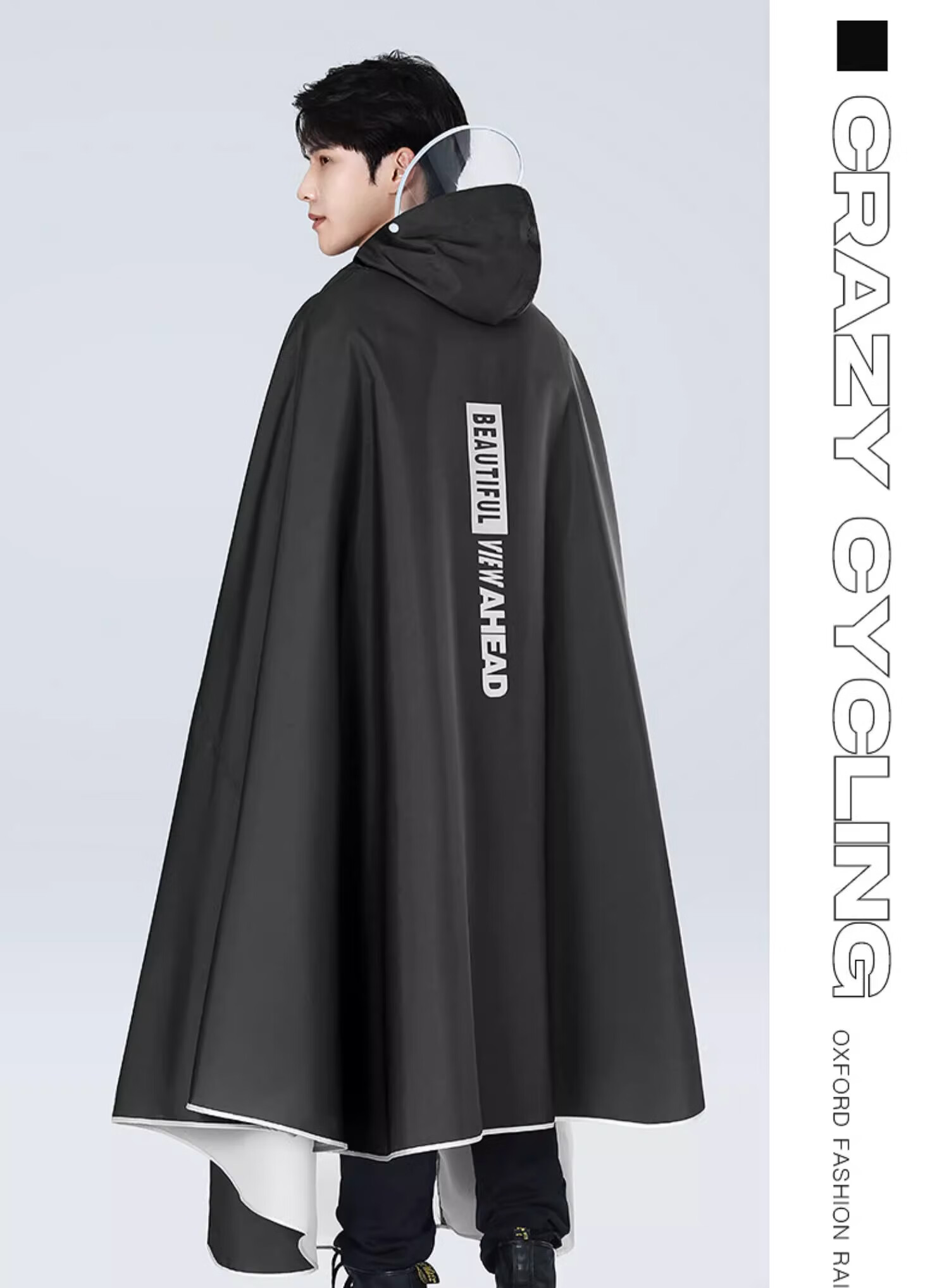 Beimei Electric Scooter Raincoat, Full-Body Protection against Heavy Rain, Extra Large And Thick, Single-Person Riding Specific, Men's Motorcycle Rain Poncho 20
