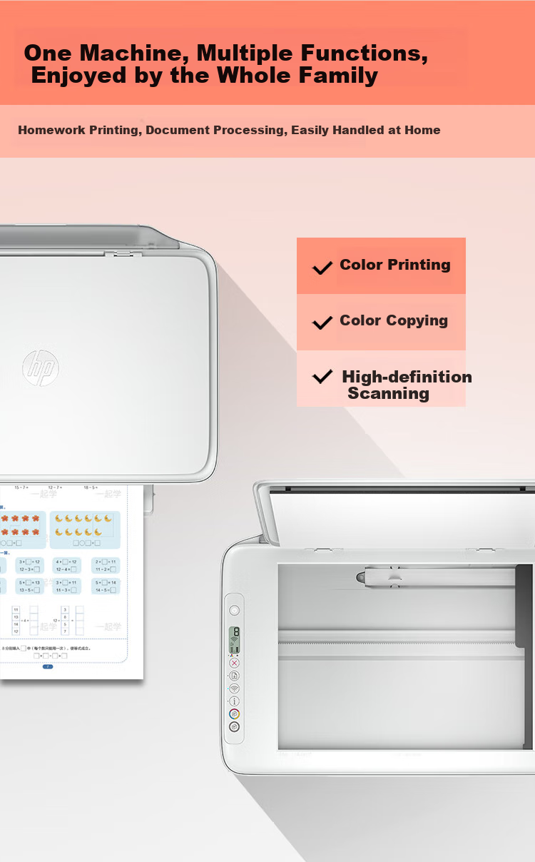 HP DJ 2820 Color All-In Home Printer with Wireless Connection, Suitable for Student Homework Printing 4