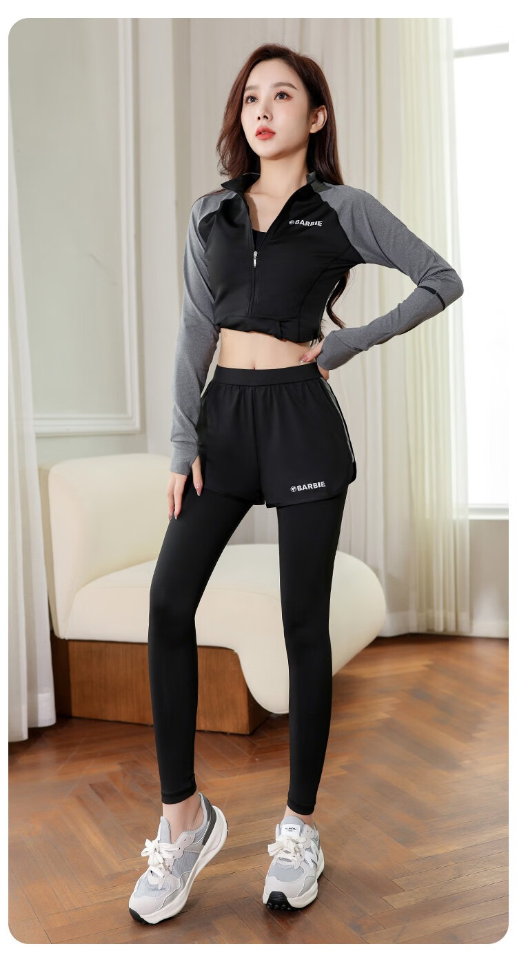 Barbie Badminton Outfit for Women, Yoga Set, Women's Training Suit, Morning Jogging Outfit, Running UV Protection Sportswear Set for Wome 13