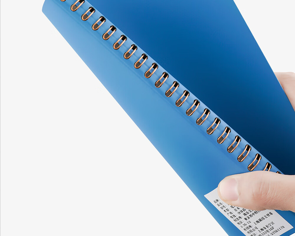 MARUMAN Notebook, A6 Size, Imported from Japan, Spiral-Bound, Stylish Diary, Student Exam Preparation Journal, 100 Pages, Blue 10