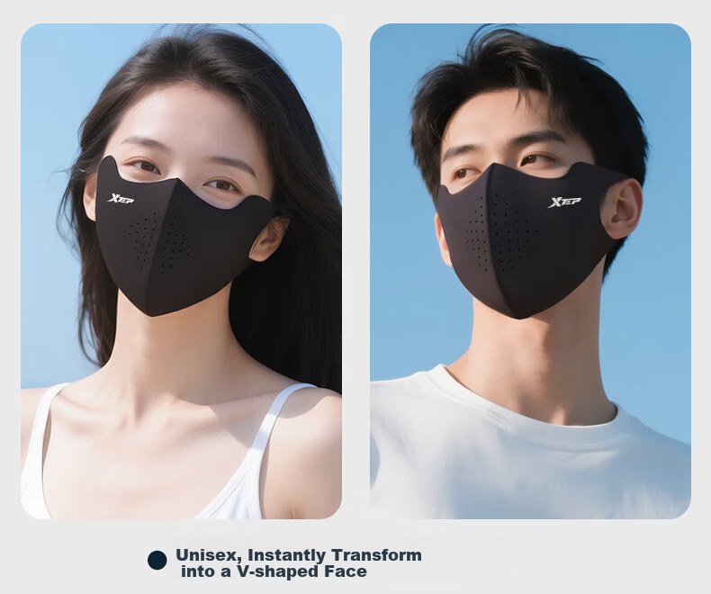 XTEP Sun Protection Face Mask [Set of 3], Full-Face Ice Silk Mask for Women, UV Protection Face Cover, Summer High-Quality Breathable 15