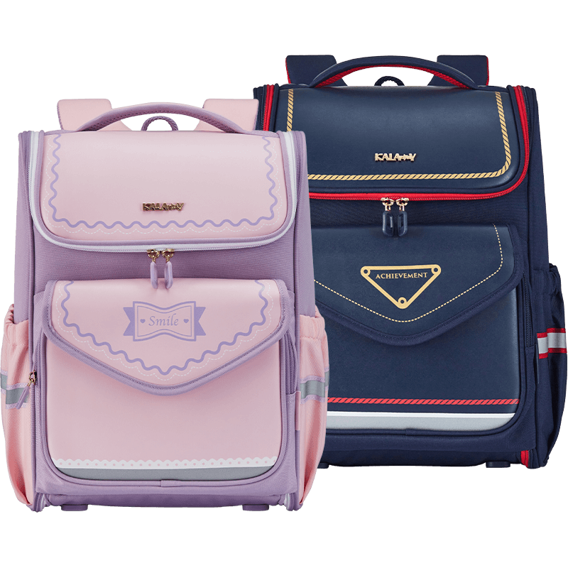 KALA·Y Children's Backpack for Primary School Students Grades 1-3 Large Capacity Spine Protection Anti-Drop Pressure Relief Unisex Shoulder Bag