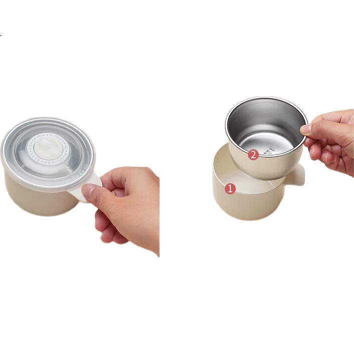 Ланч-бокс MAXCOOK 316L из нержавеющей стали, 5 отделений, с вилкой и ложкой, 1.6 л, синий
