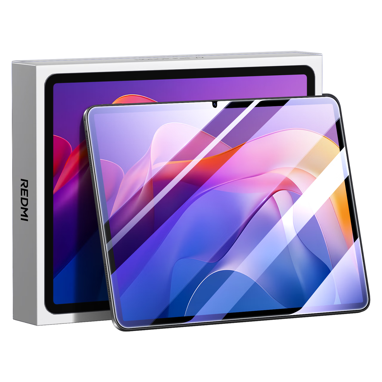 BIAZE Tempered Glass Screen Protector for Redmi Pad 2025 Model, Full Coverage Anti-Fingerprint Wear-Resistant Scratch-Proof Protective Film for Redmi Tablet 11-Inch PM249-Blue Light