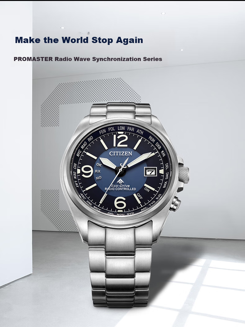 CITIZEN Watch for Men, Japanese And Korean Style PROMASTER Eco-Drive Leather Strap Sports Watch, Gift for Boyfriend JW0149-10L 1
