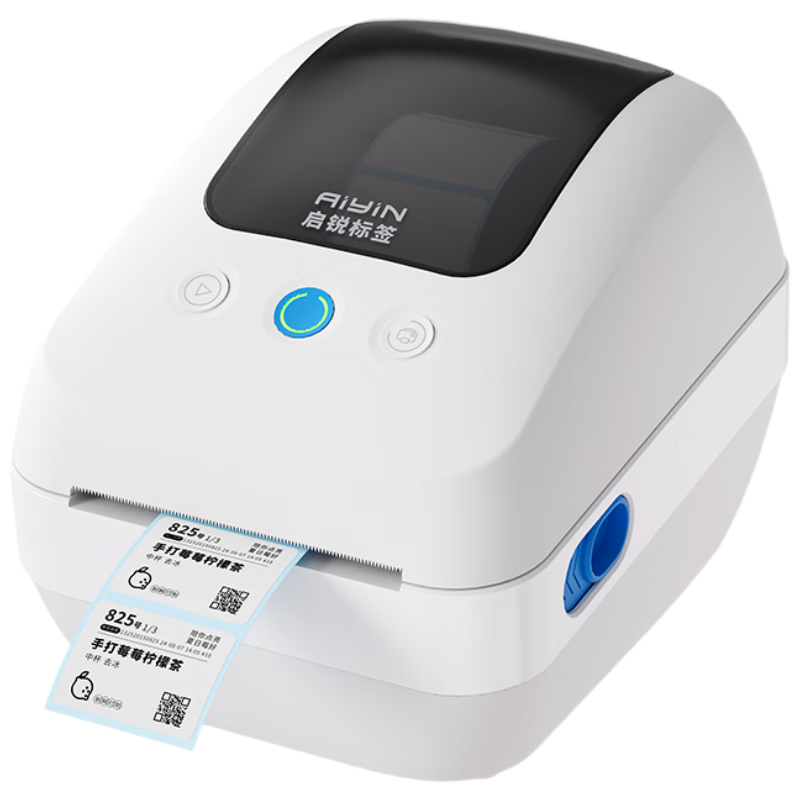 QIRUI QR-388BT Bluetooth Thermal Label Printer Adhesive Sticker Fixed Asset Retail Warehouse Logistics Barcode Express Order Printer