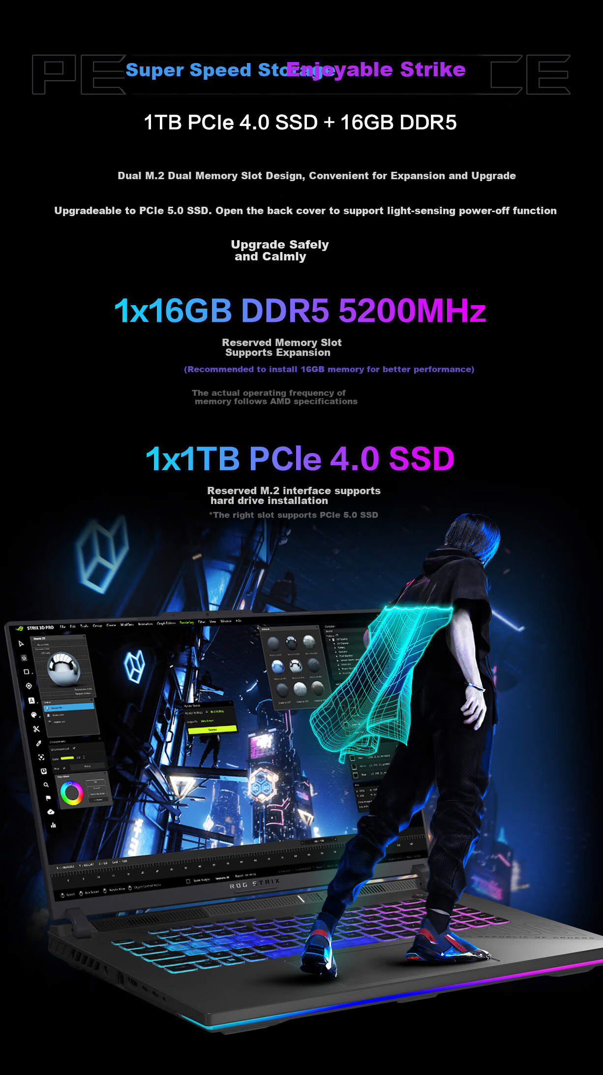 ROG Moba New Sharp 2026 Core U7 16-inch Gaming Laptop (U7 255HX 16GB 1TB RTX5060 2.5K 300Hz) 10