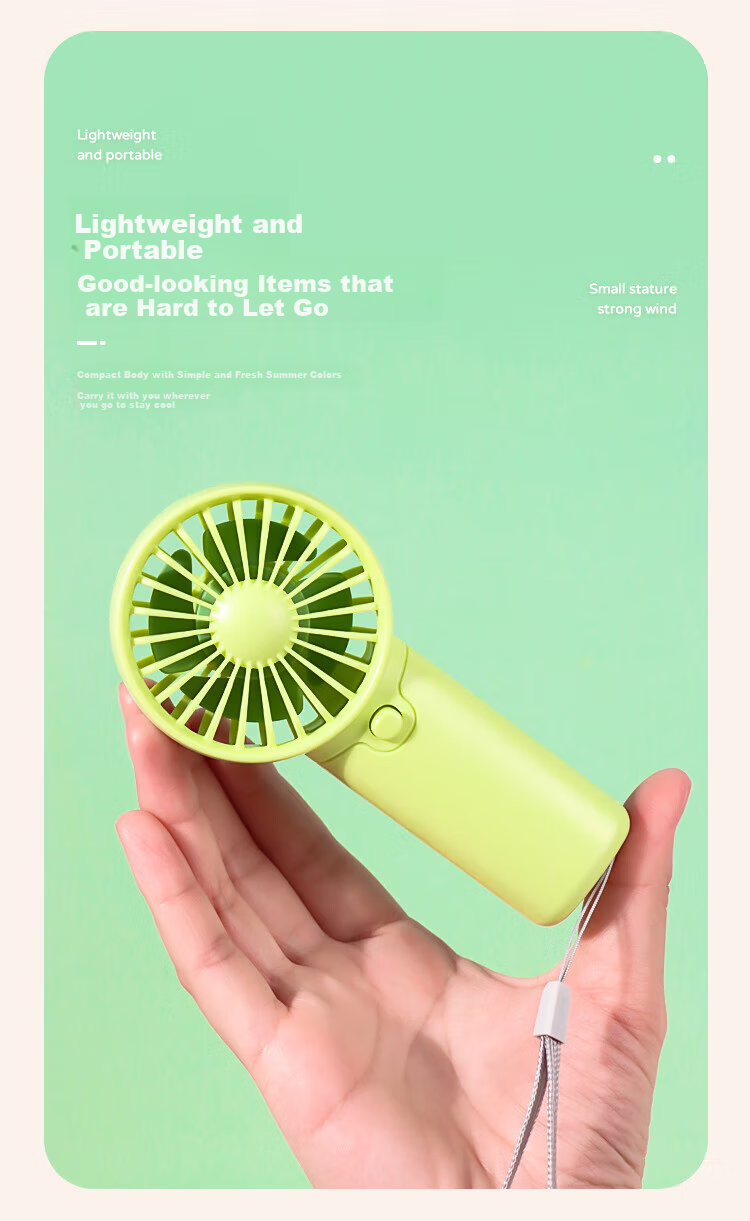 TaTanice Cartoon Mini Fan for Summer Desk, USB Rechargeable Storage Pen Holder, Multifunctional Fan with Lion Design, Portable 3