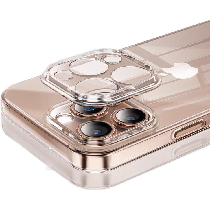 Чехол BIAZE для iPhone 16 Pro Max, прозрачный, противоударный, ультратонкий, с защитой камеры