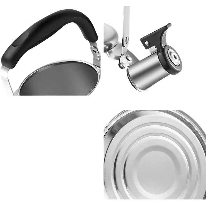 MAXCOOK Чайник со свистком из нержавеющей стали 304, 5 л, японский дизайн, подходит для газовых и индукционных плит, MCH288