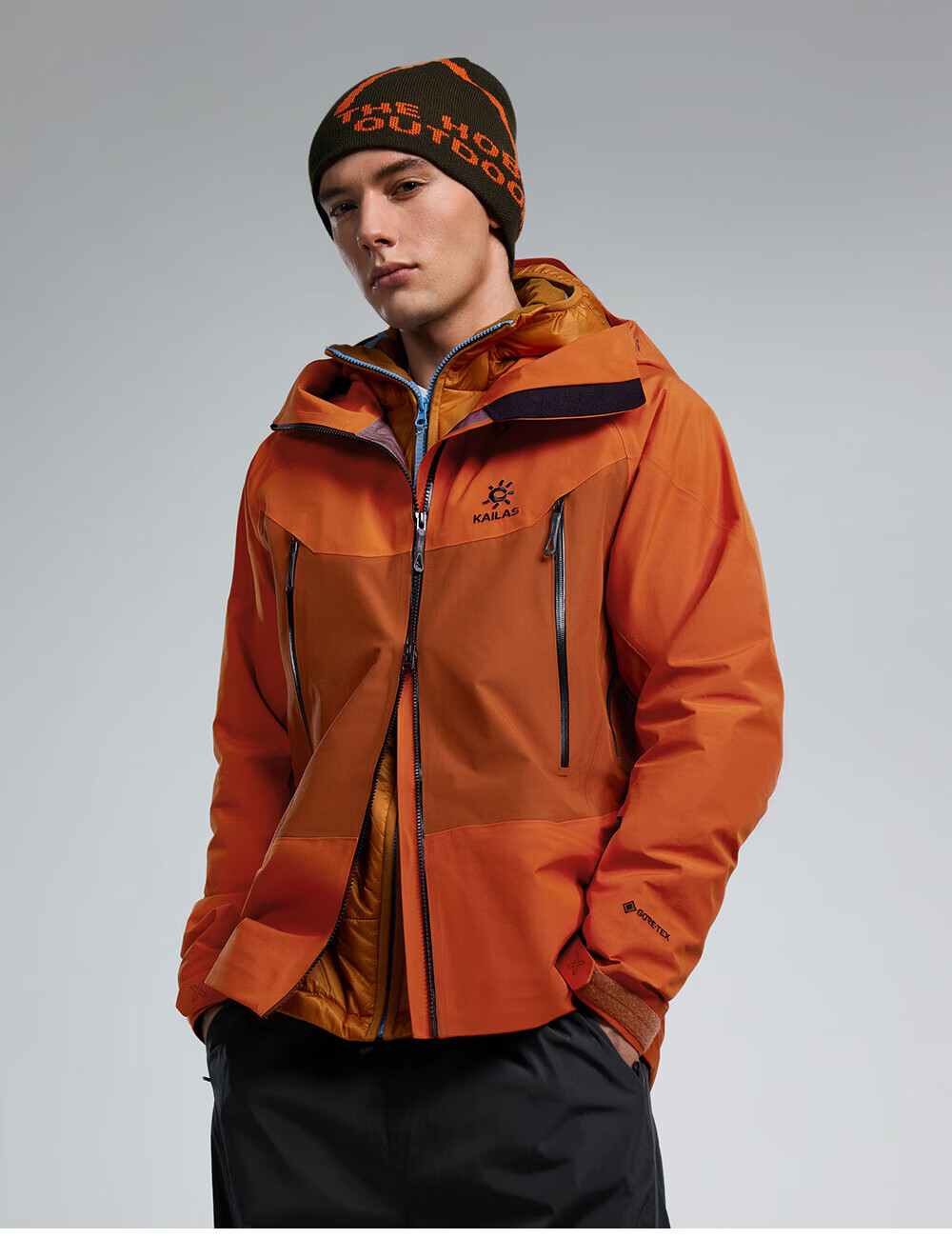 KAILAS Mont X All-Weather Hard Shell GTX Outdoor Waterproof Professional Mountaineering Jacket for Men and Women 14