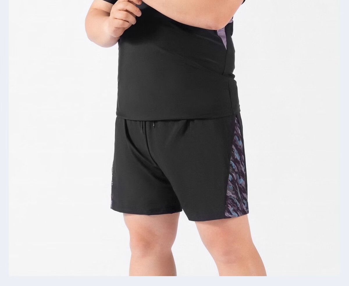 Li-Ning Men's Swim Trunks, Plus Size, Extra Large, for 200-300 Jin Weight, Loose-Fitting Swimsuit for Overweight Men, Hot Spring And Swimming Equipment 6