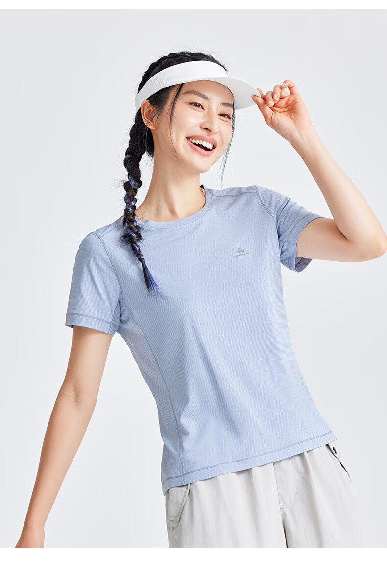Toread Women's Summer Outdoor Sports Quick-Dry Breathable Slim Fit Short Sleeve T-Shirt 14