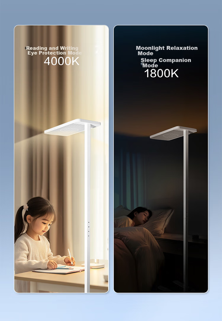 OPPLE Floor Eye Protection Lamp Full Spectrum Standing Study Desk Lamp Large Road Lamp Children's Student Reading Desk Lamp Yuetong 15