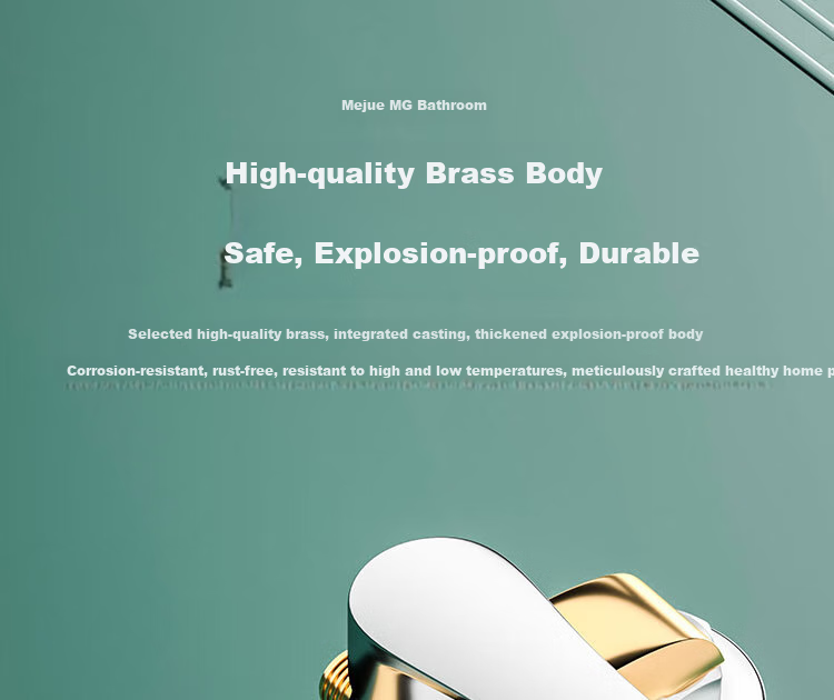 MEJUE Shower Faucet, Bathroom Hot And Cold Mixing Valve, Brass Thickened Concealed Installation, Shower Switch, Mixing Valve Z-013182 5